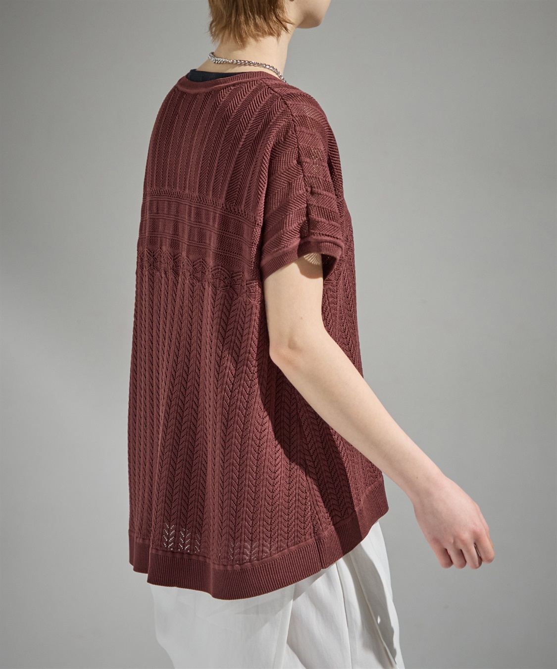 ATSURO TAYAMA 透かし編みサマーニット（インナー付き）_sub_7