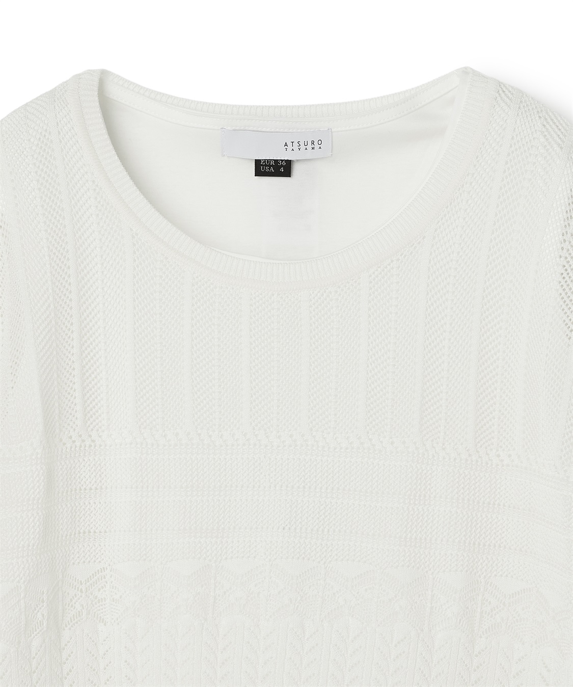 ATSURO TAYAMA 透かし編みサマーニット（インナー付き）_sub_14