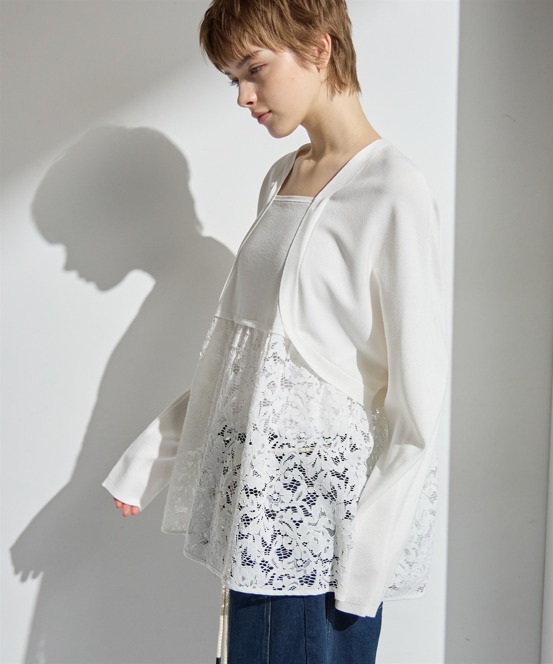 ATSURO TAYAMA レースドッキングニットトップス_sub_7
