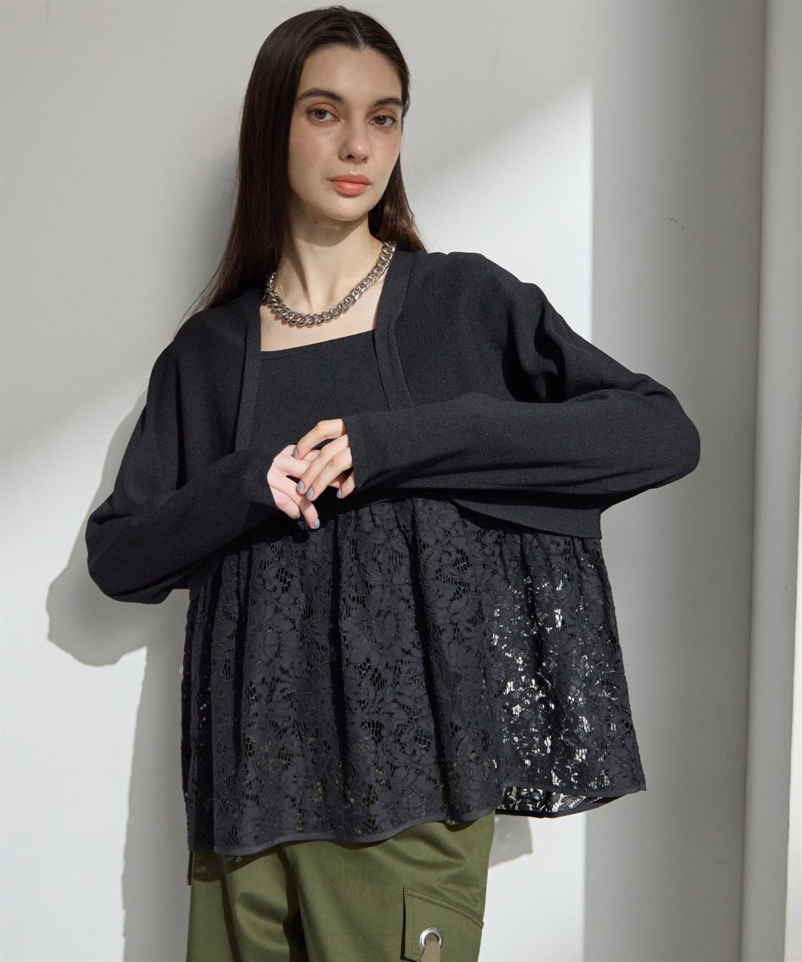 ATSURO TAYAMA レースドッキングニットトップス_sub_12