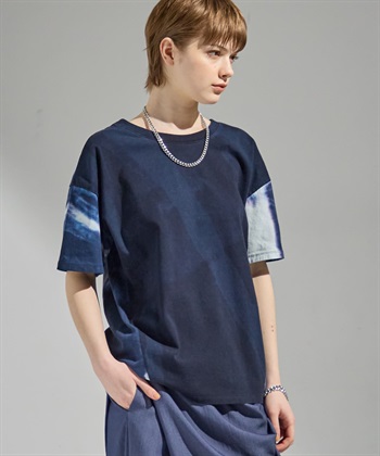 ATSURO TAYAMA タイダイ柄切り替え半袖プルオーバー_subthumb_2