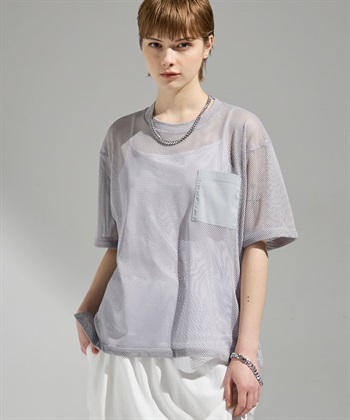 ATSURO TAYAMA クルーネックメッシュプルオーバー_subthumb_1