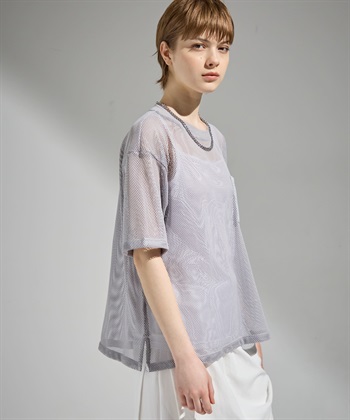 ATSURO TAYAMA クルーネックメッシュプルオーバー_subthumb_3