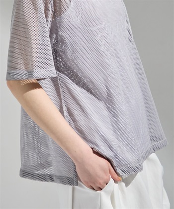 ATSURO TAYAMA クルーネックメッシュプルオーバー_subthumb_8