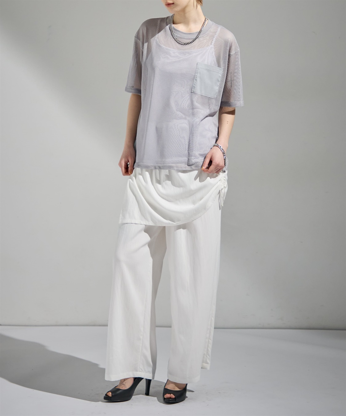 ATSURO TAYAMA クルーネックメッシュプルオーバー_sub_9