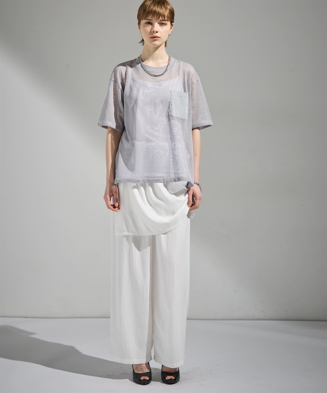 ATSURO TAYAMA クルーネックメッシュプルオーバー_sub_10