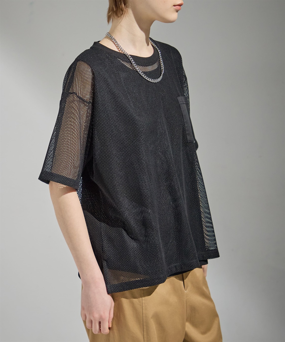 ATSURO TAYAMA クルーネックメッシュプルオーバー_sub_18