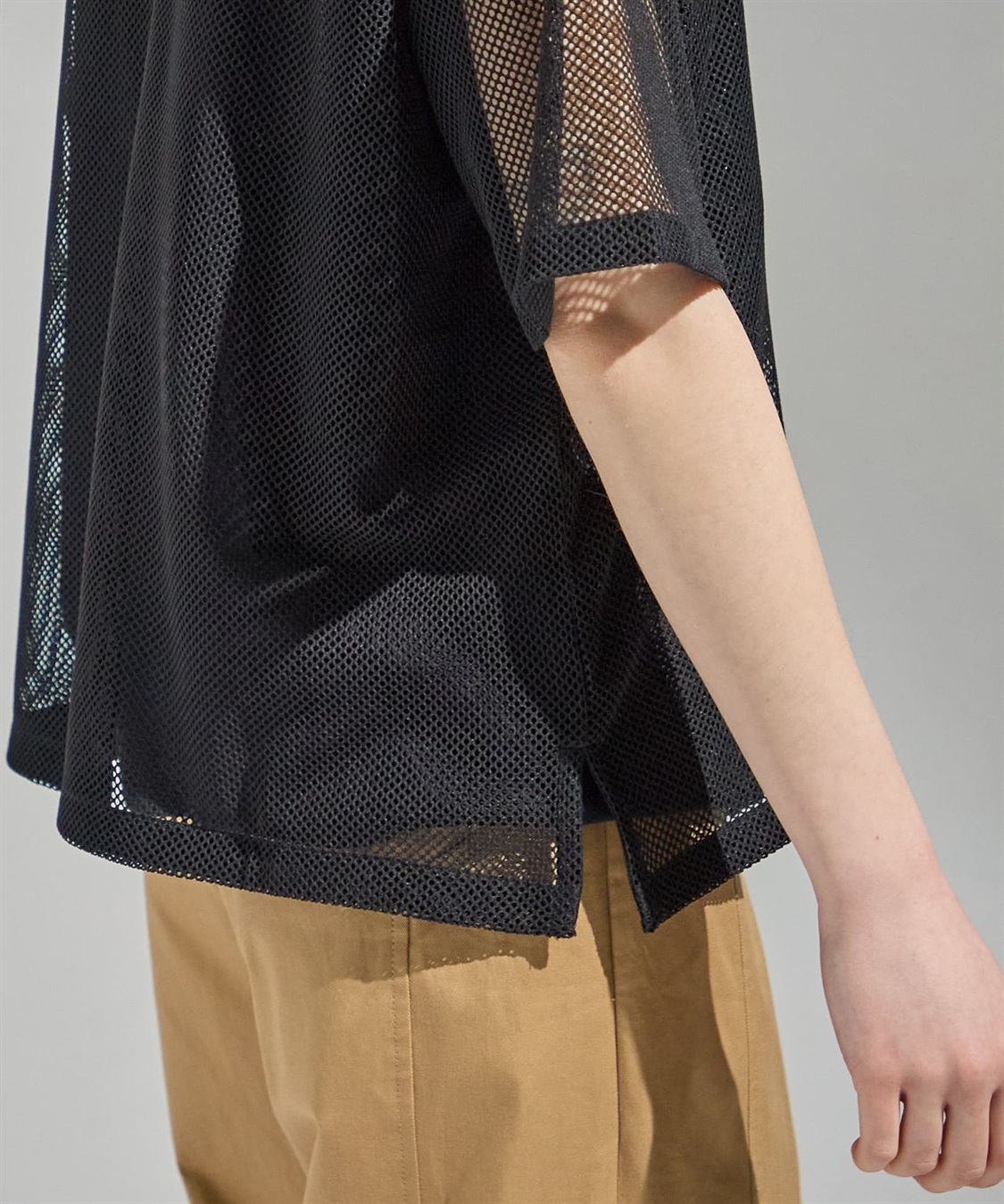 ATSURO TAYAMA クルーネックメッシュプルオーバー_sub_20