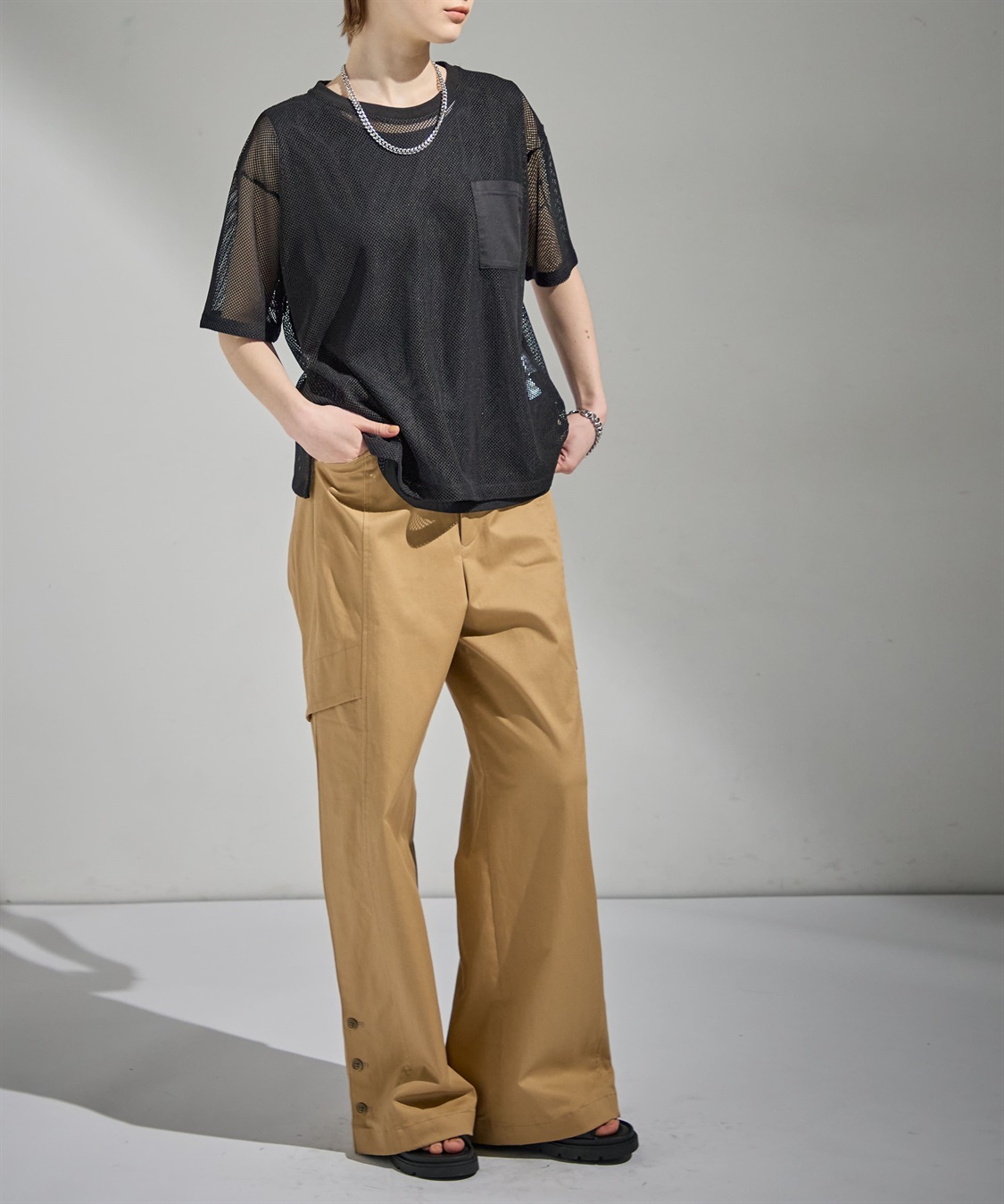 ATSURO TAYAMA クルーネックメッシュプルオーバー_sub_21