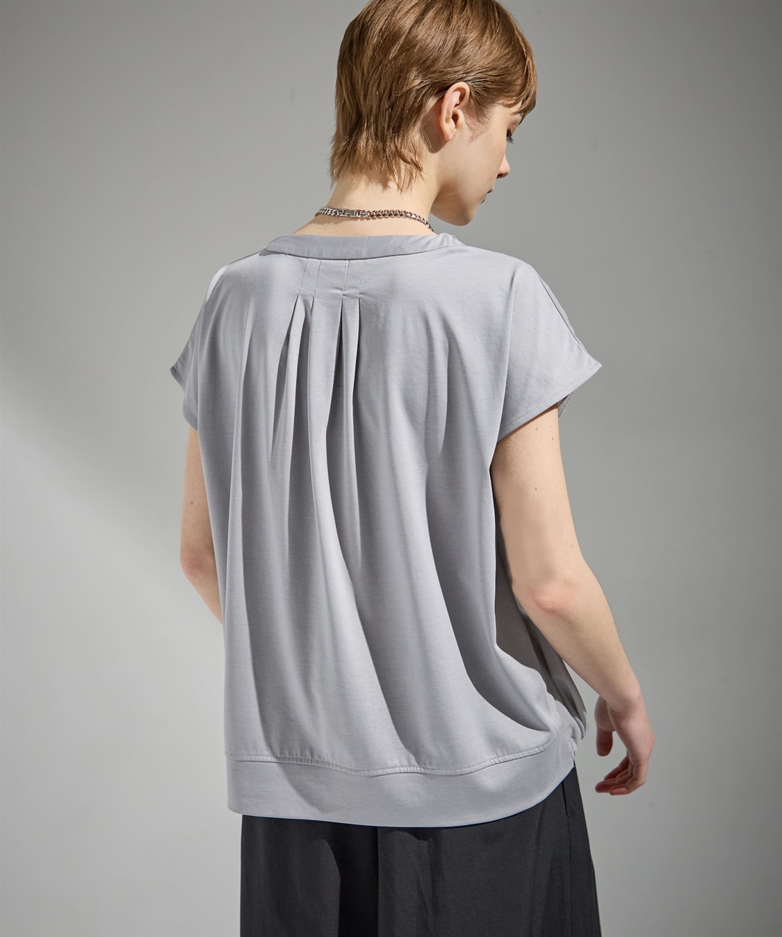 ATSURO TAYAMA レイヤード風ドレープブラウス_sub_5