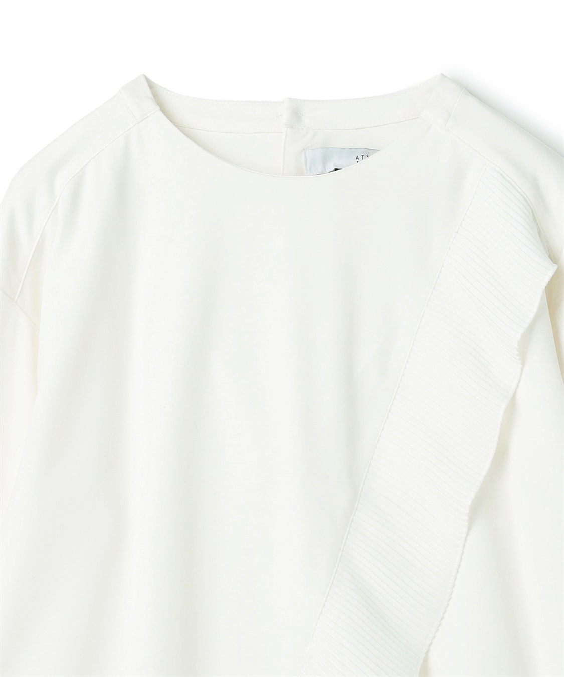 ATSURO TAYAMA アシンメトリープリーツデザイントップス_sub_3