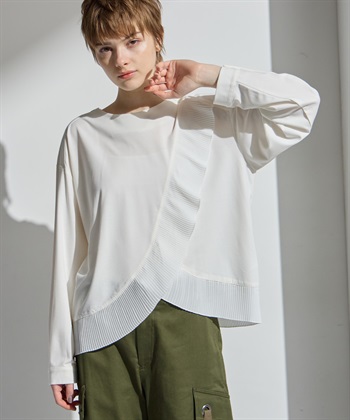 ATSURO TAYAMA アシンメトリープリーツデザイントップス_subthumb_11