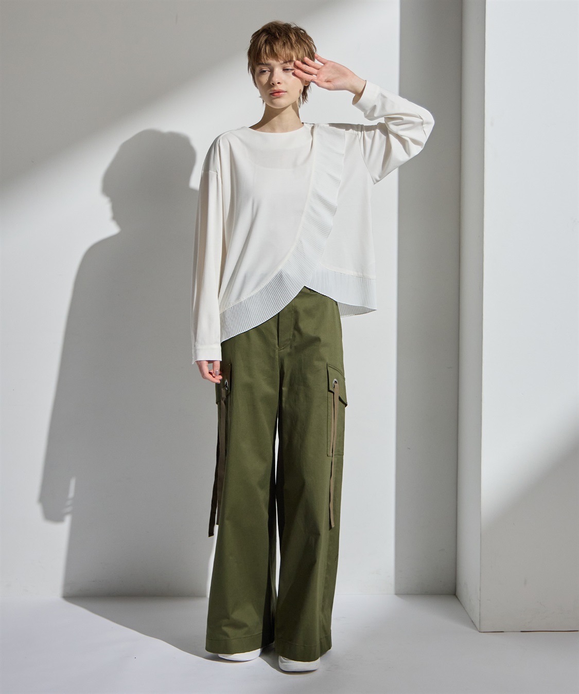 ATSURO TAYAMA アシンメトリープリーツデザイントップス_sub_17