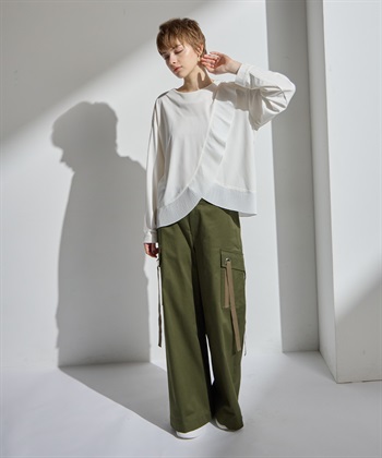 ATSURO TAYAMA アシンメトリープリーツデザイントップス_subthumb_18