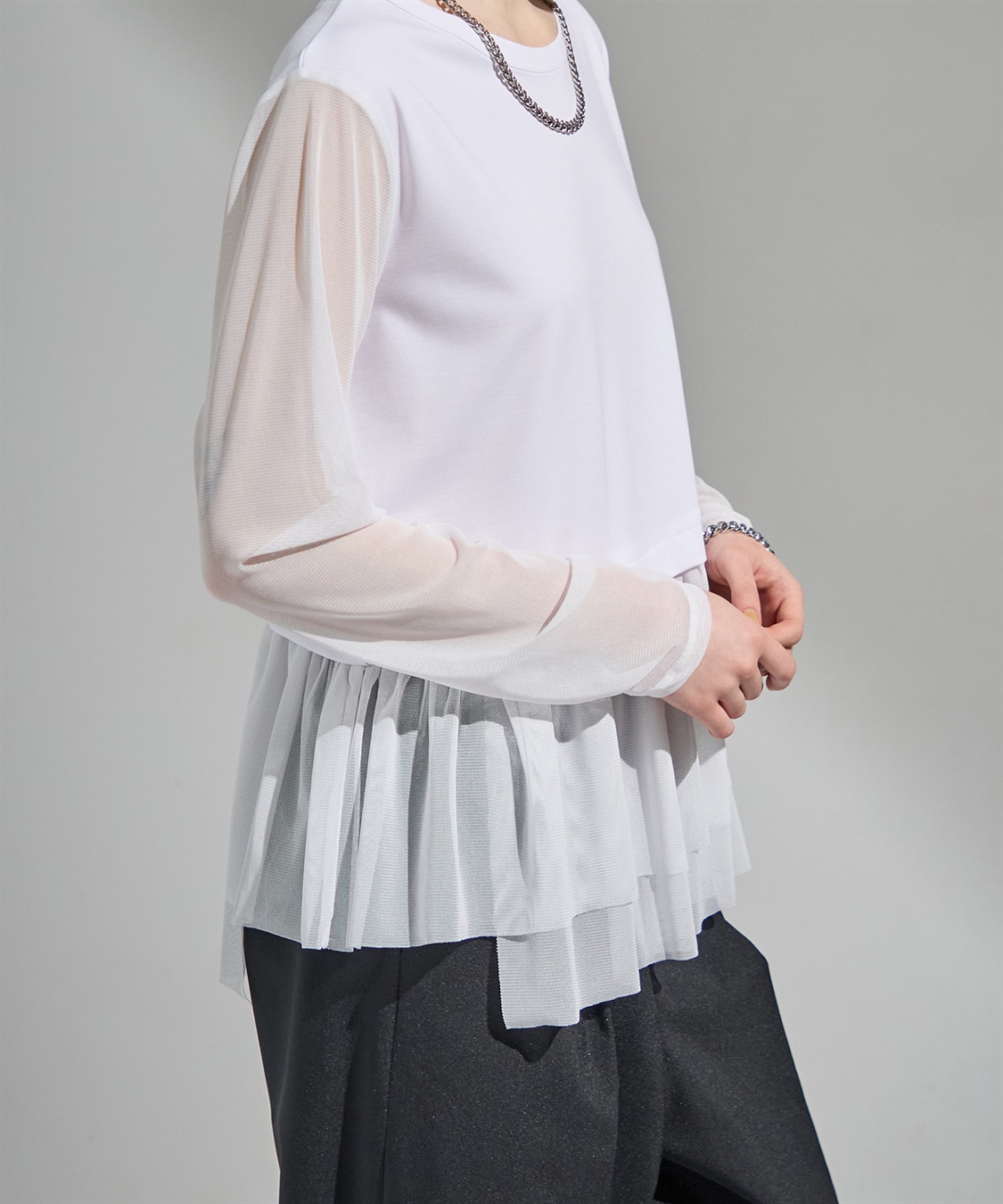 ATSURO TAYAMA メッシュ切り替えプルオーバー_sub_15