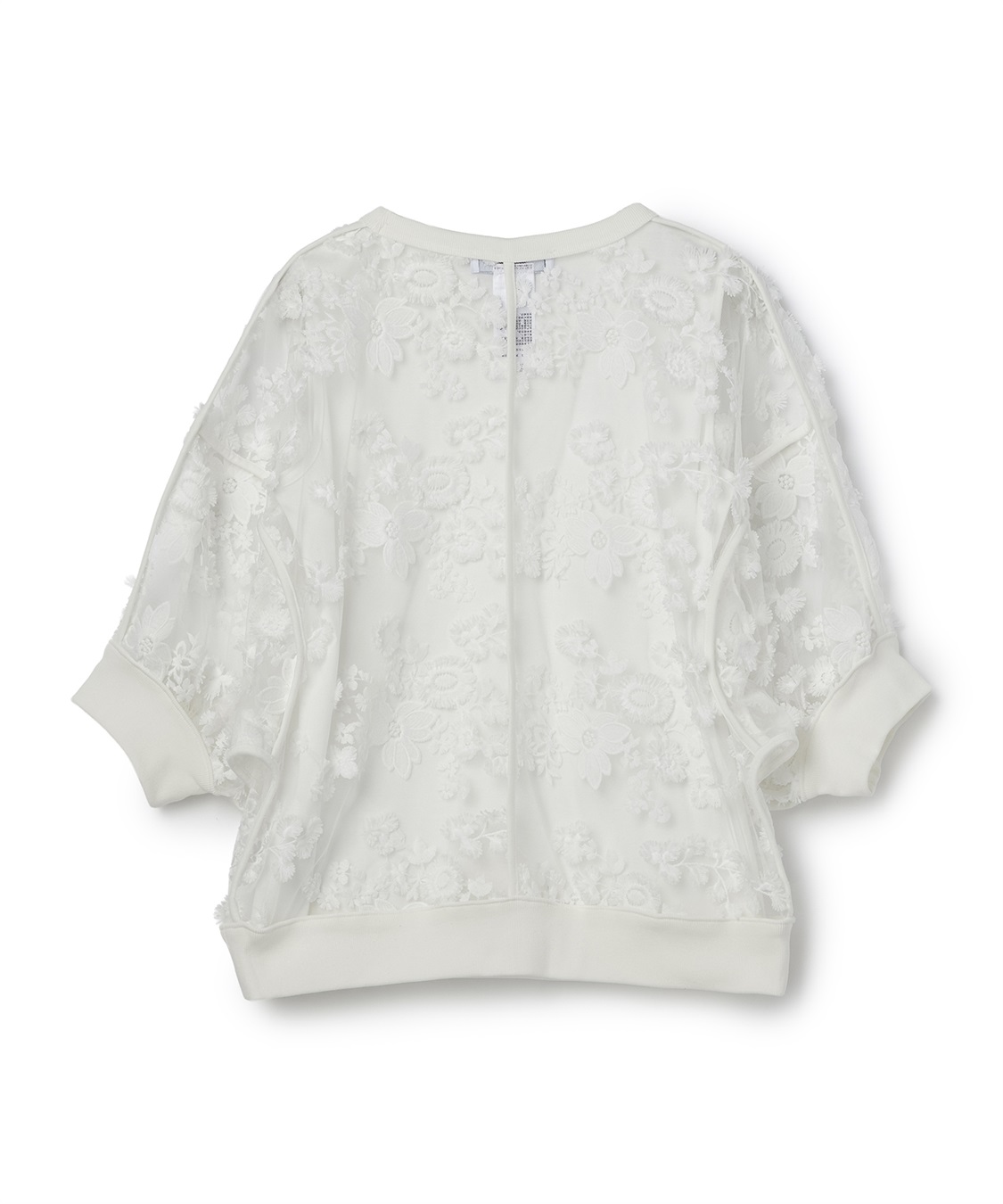 ATSURO TAYAMA レイヤード刺繍レースプルオーバー_sub_3