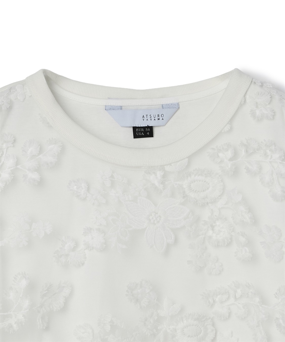 ATSURO TAYAMA レイヤード刺繍レースプルオーバー_sub_4