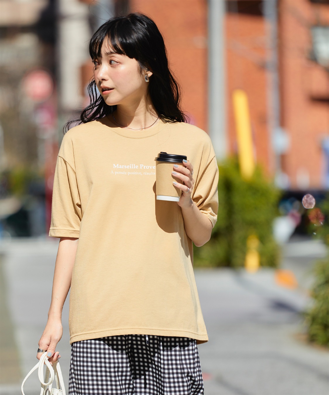 BLANC+】フロントロゴTシャツ（ブランプラス） Life Style by cross marche｜クロスプラス公式通販サイト