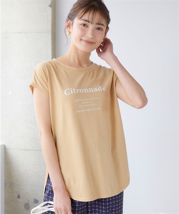 Life Style by cross marche 【BLANC+】ロゴフレンチTシャツ（ブランプラス）_subthumb_11