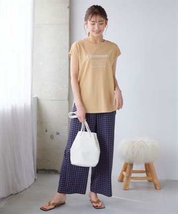 Life Style by cross marche 【BLANC+】ロゴフレンチTシャツ（ブランプラス）_subthumb_14