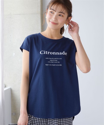 Life Style by cross marche 【BLANC+】ロゴフレンチTシャツ（ブランプラス）_subthumb_17