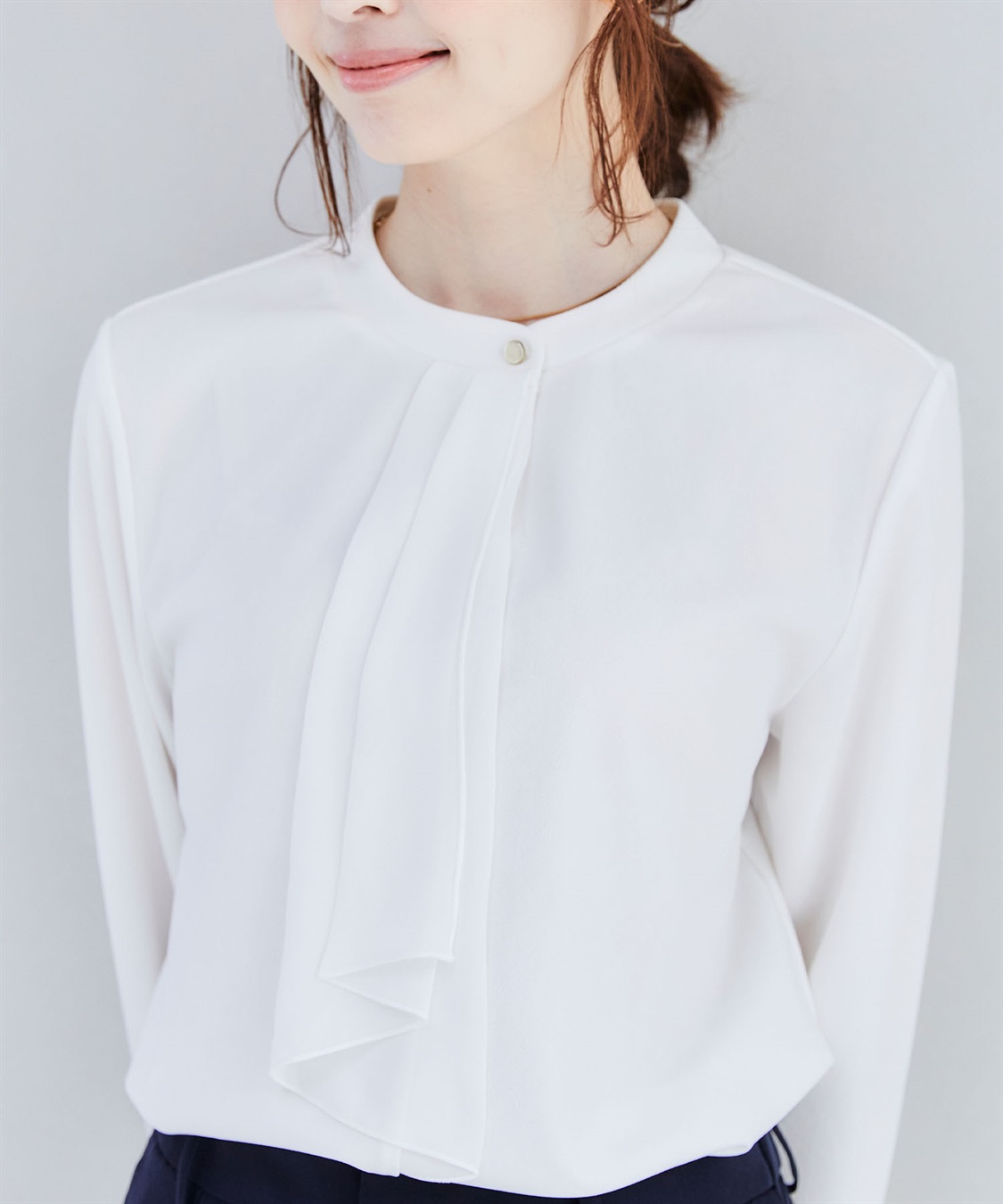 CROSS FUNCTION 《抗菌防臭・通気性》正解 シフォンフリルカットソーブラウス【CF/クロスファンクション】_sub_12