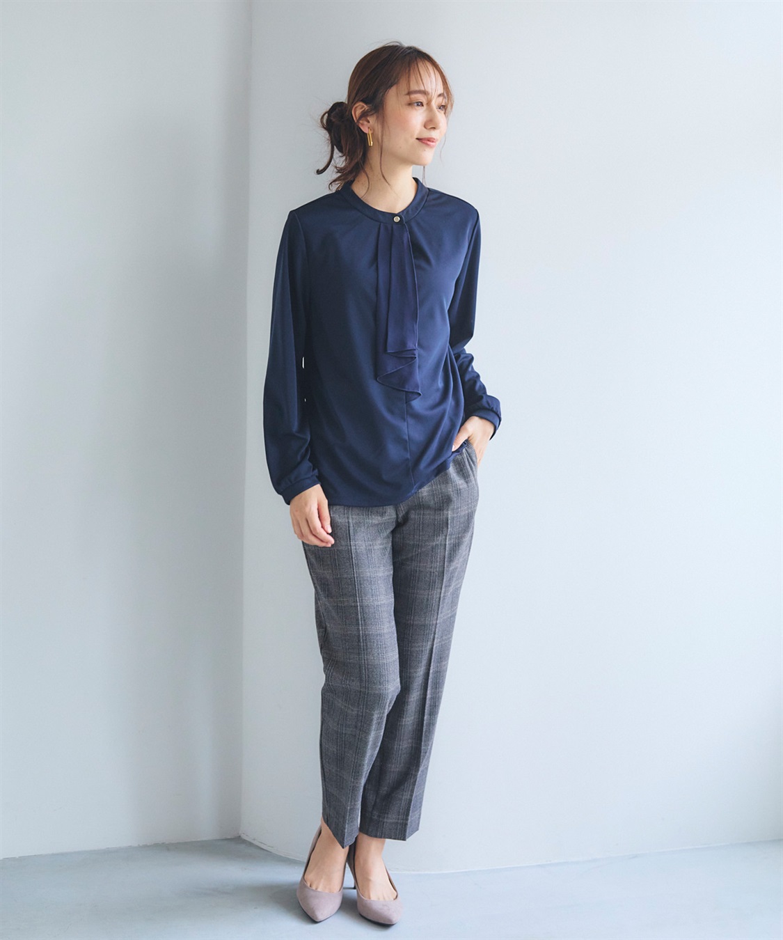 CROSS FUNCTION 《抗菌防臭・通気性》正解 シフォンフリルカットソーブラウス【CF/クロスファンクション】_sub_18