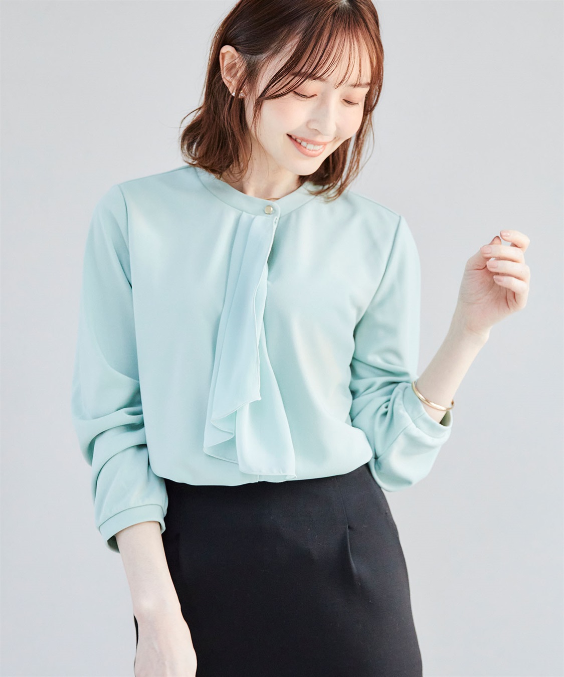 CROSS FUNCTION 《抗菌防臭・通気性》正解 シフォンフリルカットソーブラウス【CF/クロスファンクション】_sub_25