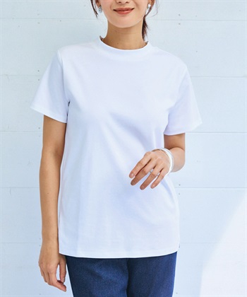 CROSS FUNCTION 《シワになりにくい・なめらか》正解ハイネックTシャツ【CF/クロスファンクション】_subthumb_1