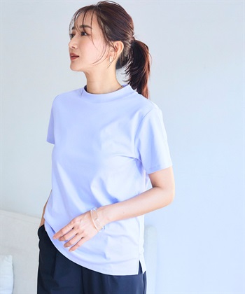 Life Style by cross marche 《シワになりにくい・なめらか》美ューティフル正解ハイネックTシャツ【CF/クロスファンクション】_subthumb_5