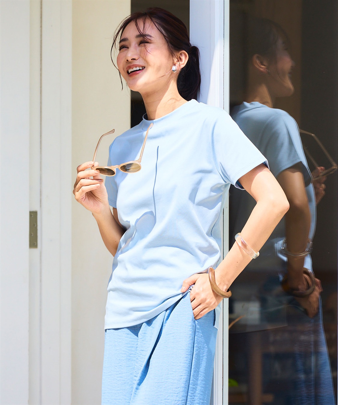 CROSS FUNCTION 《シワになりにくい・なめらか》正解ハイネックTシャツ【CF/クロスファンクション】_sub_15