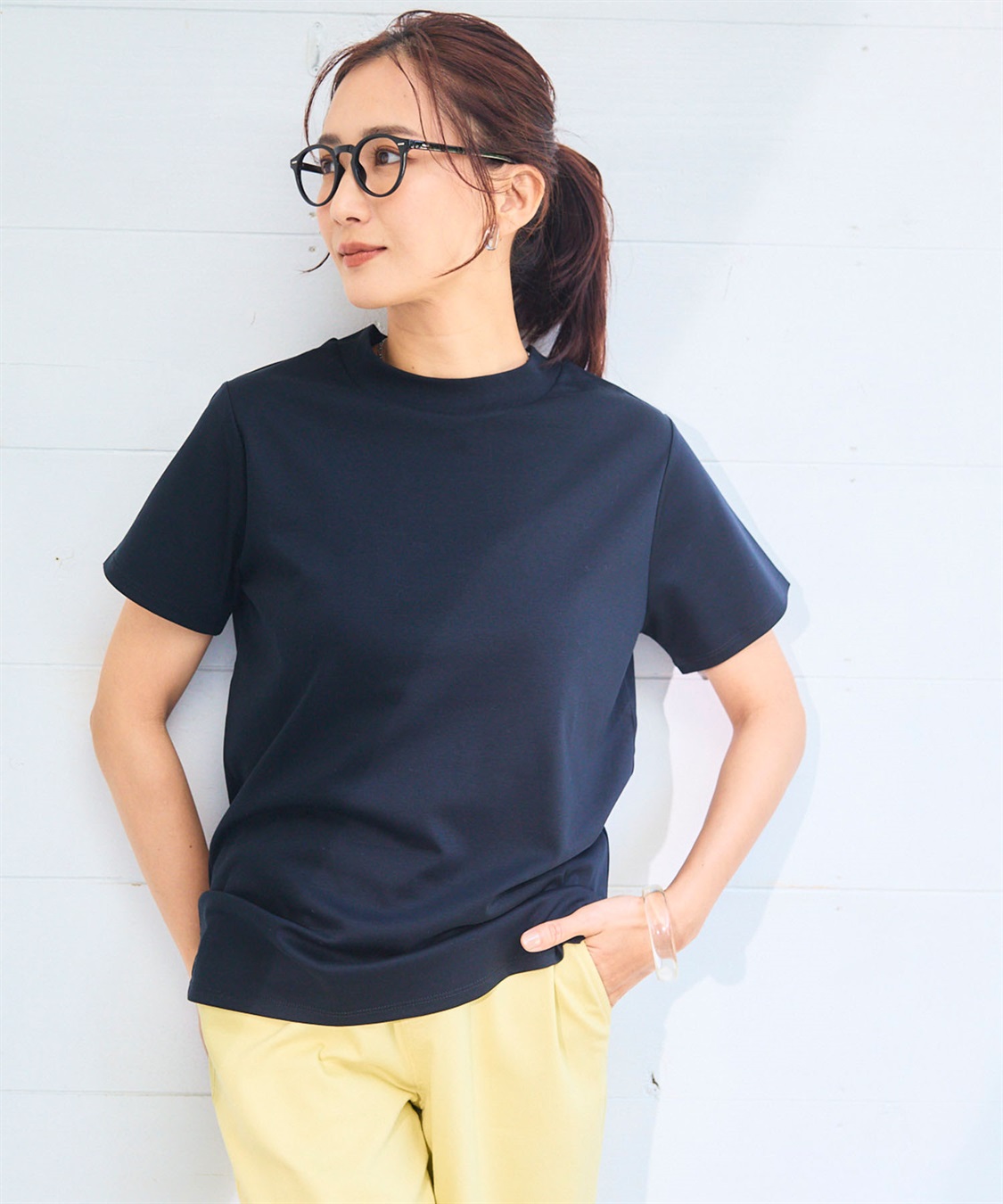 CROSS FUNCTION 《シワになりにくい・なめらか》正解ハイネックTシャツ【CF/クロスファンクション】_sub_22