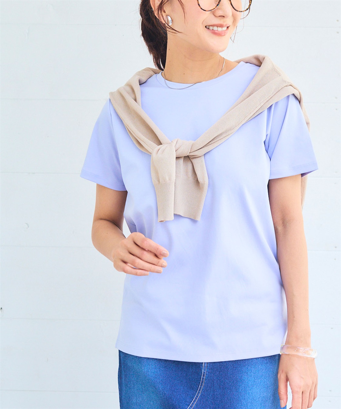 CROSS FUNCTION 《シワになりにくい・なめらか》正解クルーネックTシャツ【CF/クロスファンクション】_sub_2