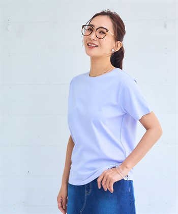 Life Style by cross marche 《シワになりにくい・なめらか》美ューティフル正解クルーTシャツ【CF/クロスファンクション】_subthumb_16