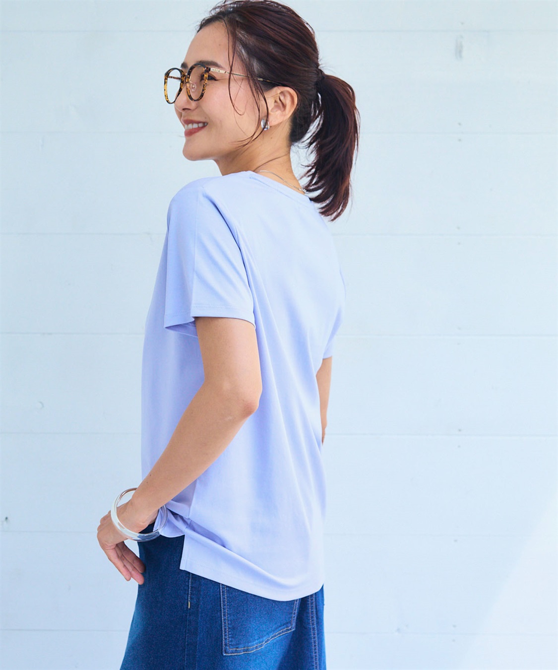 CROSS FUNCTION 《シワになりにくい・なめらか》正解クルーネックTシャツ【CF/クロスファンクション】_sub_17