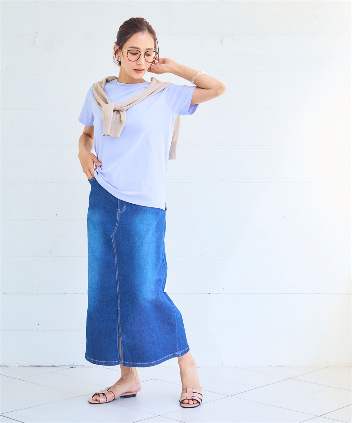 CROSS FUNCTION 《シワになりにくい・なめらか》正解クルーネックTシャツ【CF/クロスファンクション】_sub_19