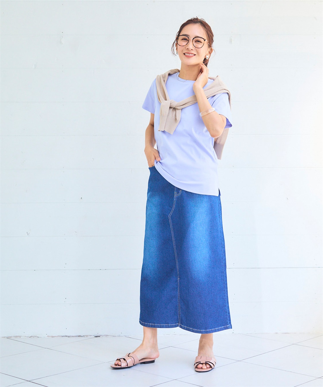 CROSS FUNCTION 《シワになりにくい・なめらか》正解クルーネックTシャツ【CF/クロスファンクション】_sub_20