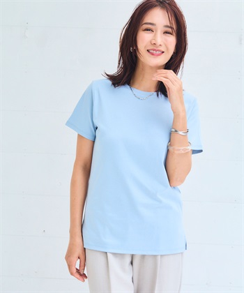 Life Style by cross marche 《シワになりにくい・なめらか》美ューティフル正解クルーネックTシャツ【CF/クロスファンクション】_subthumb_21