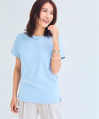 Life Style by cross marche 《シワになりにくい・なめらか》美ューティフル正解クルーネックTシャツ【CF/クロスファンクション】_subthumb_22