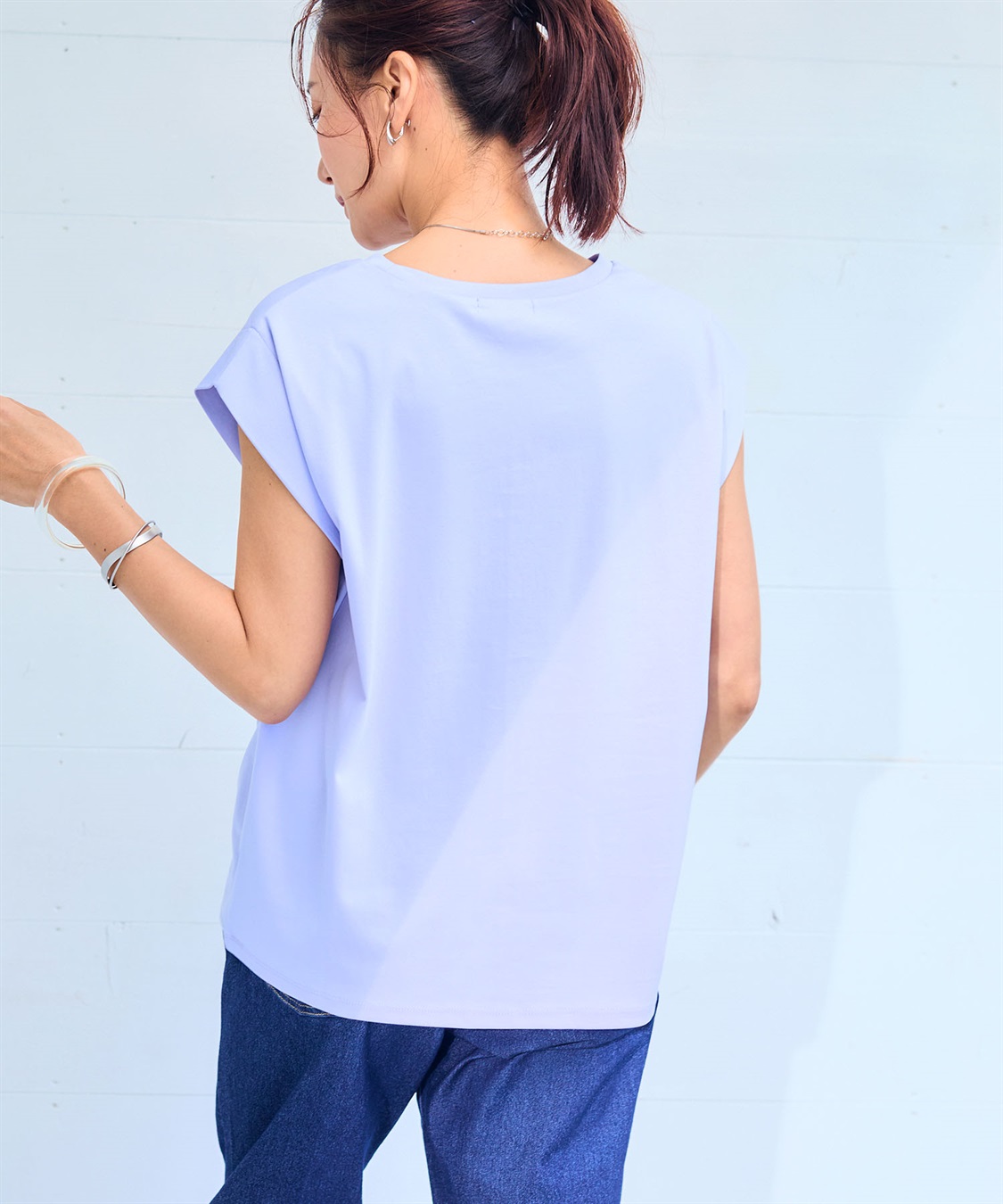 CROSS FUNCTION 《シワになりにくい・なめらか》正解ノースリーブTシャツ【CF/クロスファンクション】_sub_3