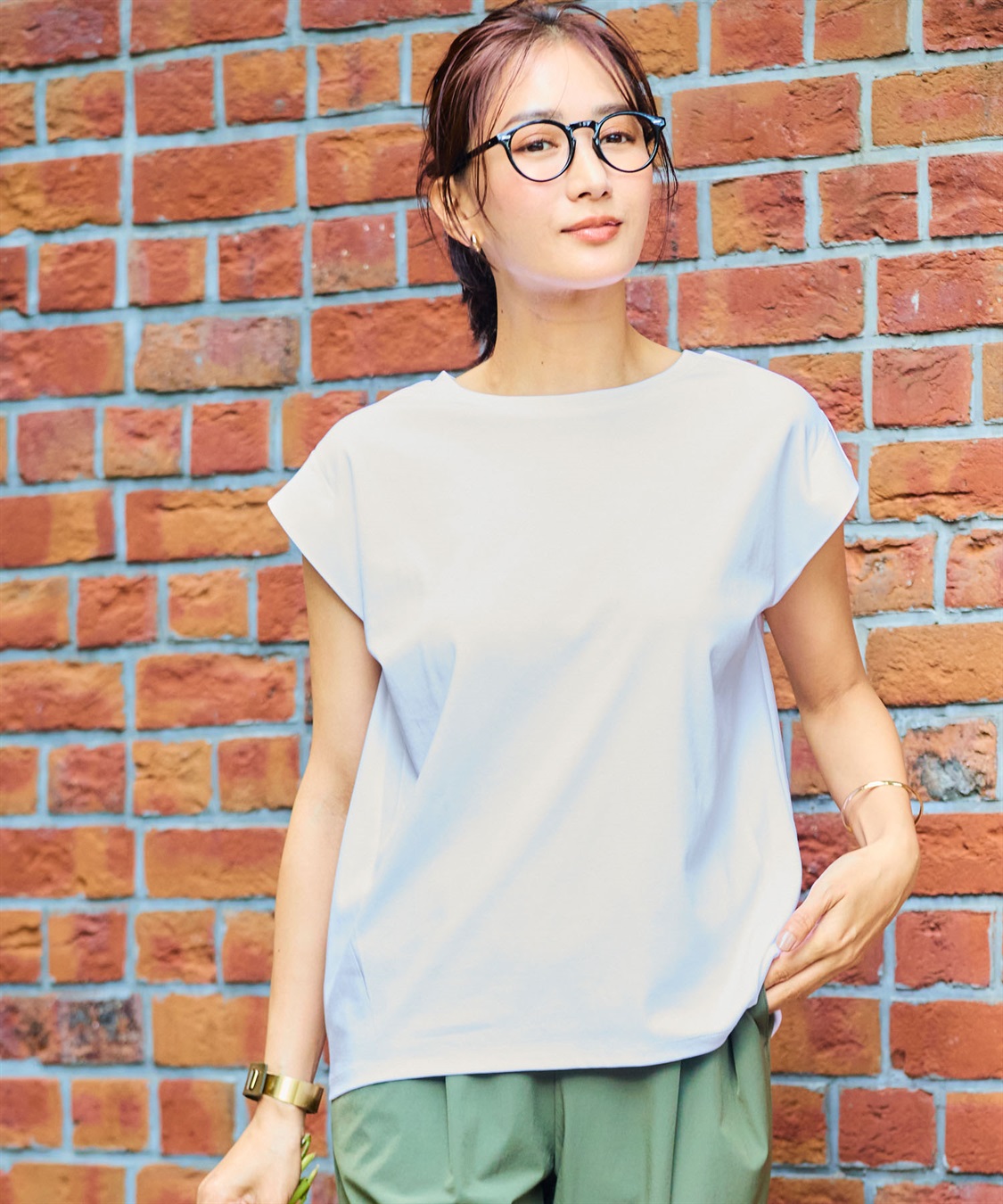 CROSS FUNCTION 《シワになりにくい・なめらか》正解ノースリーブTシャツ【CF/クロスファンクション】_sub_4