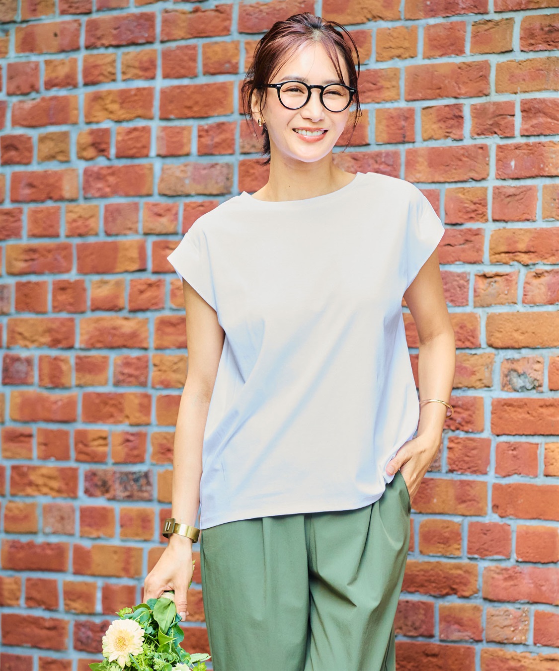 CROSS FUNCTION 《シワになりにくい・なめらか》正解ノースリーブTシャツ【CF/クロスファンクション】_sub_5