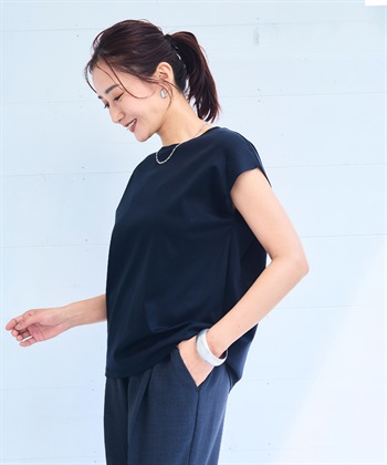 Life Style by cross marche 《シワになりにくい・なめらか》美ューティフル正解ノースリーブTシャツ【CF/クロスファンクション】_subthumb_11