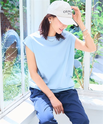 Life Style by cross marche 《シワになりにくい・なめらか》美ューティフル正解ノースリーブTシャツ【CF/クロスファンクション】_subthumb_18