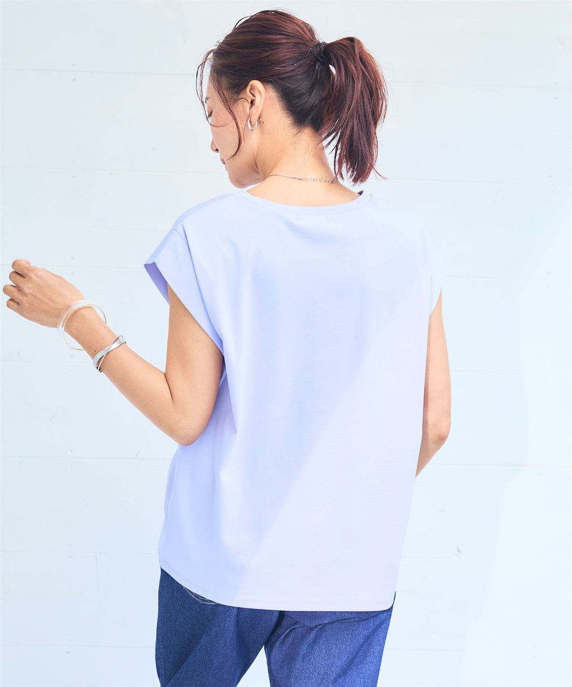 CROSS FUNCTION 《シワになりにくい・なめらか》正解ノースリーブTシャツ【CF/クロスファンクション】_sub_21