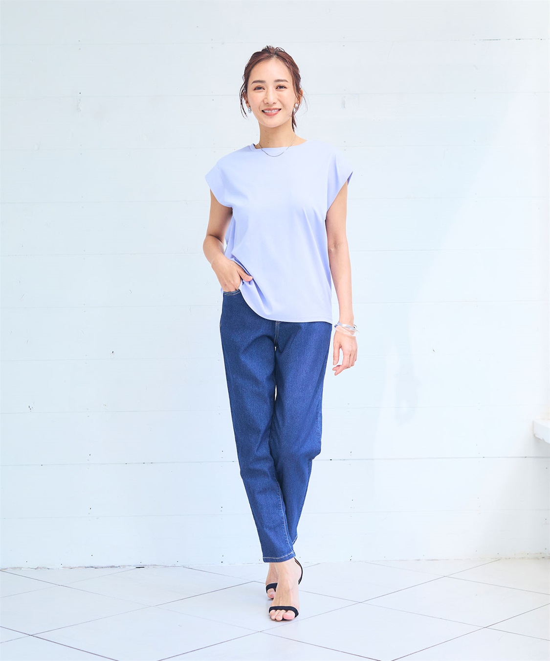 CROSS FUNCTION 《シワになりにくい・なめらか》正解ノースリーブTシャツ【CF/クロスファンクション】_sub_22