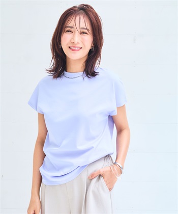 CROSS FUNCTION 《シワになりにくい・ヨレにくい》正解ハイネックフレンチTシャツ【CF/クロスファンクション】_subthumb_21