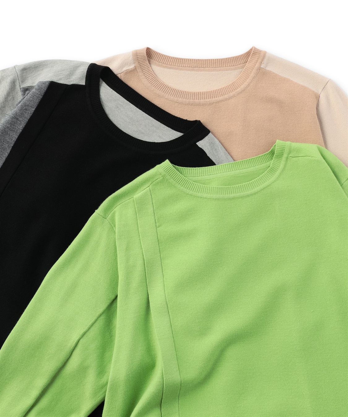 ATSURO TAYAMA パッチワークデザイン長袖プルオーバー_sub_4