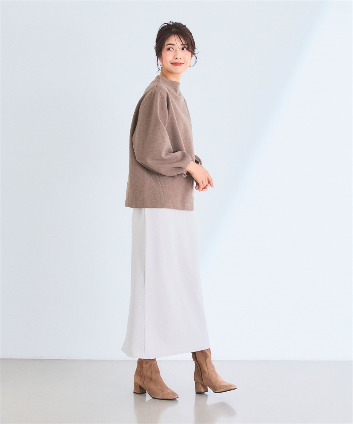 CROSS FUNCTION 《洗える》エブ楽 ウールライクモックネックトップス【CF/クロスファンクション】_sub_21