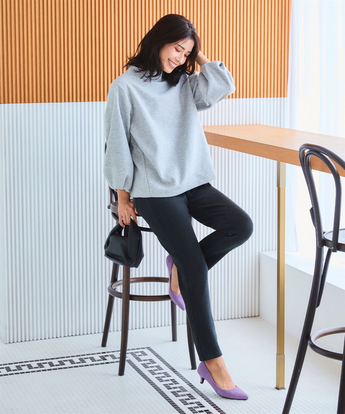 CROSS FUNCTION 《洗える》エブ楽 ウールライクモックネックトップス【CF/クロスファンクション】_sub_27